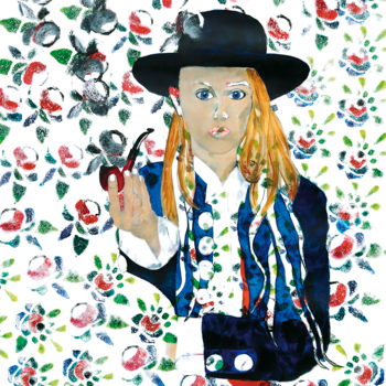 Licht der Lianenfrau - Weibliche Kraft leben - Malerei Ausdruck von  Emotion mit Licht, Farbe und Form. Acryl auf Leinwand 160x110 cm birgitneururer.com