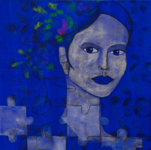 Das Licht der Lianenfrau - Weibliche Kraft leben - Malerei Ausdruck von Emotion mit Licht, Farbe und Form. Acryl auf Leinwand, 50x50 cm.
Titel: Pristerin-Orakel
von birgitneururer.com